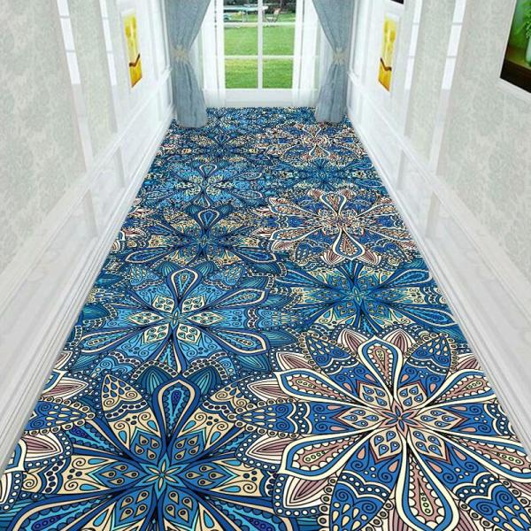 3D Printed Commercial Floor Mat Carpet Runner For Hallway 60cm 80cm 100cm width