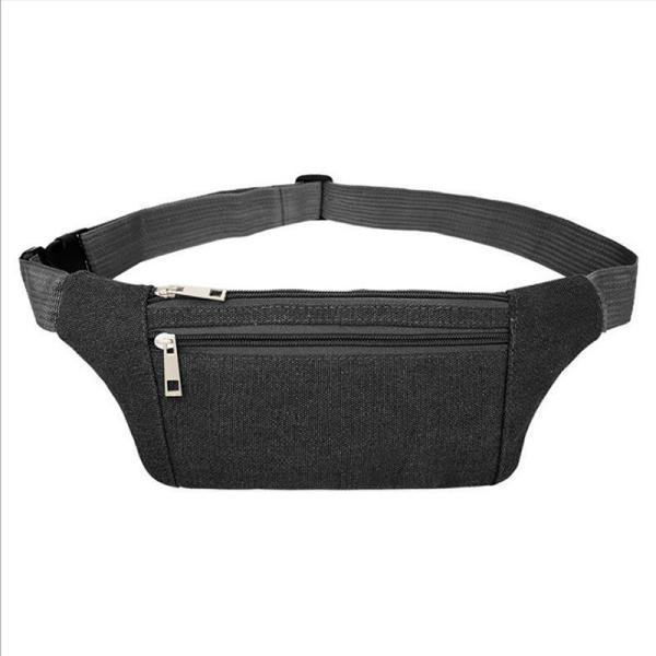 Large Capacity Canvas Waist Bag For Men Outdoor Leisure