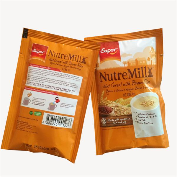 3 side seal seasoning powder sachet flavouring packaging plastic film/custom condiment bag