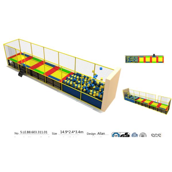 China Supply 32M2 Indoor CE Certified Trampoline Park Factory Price for Children & Adults
