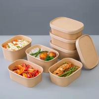 fiambrera disponible biodegradable 500ml para la comida