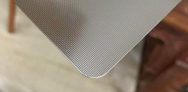 Double PVC Embossed Stainless Steel Sheet SS 201 Material HV230 Hardness
