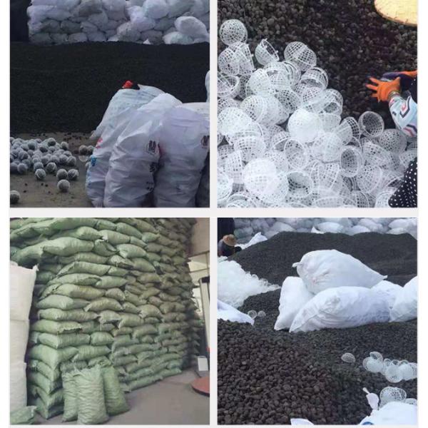 Plastic PP Suspended Bio Filler Hollow Ball for Wastewater Treatment