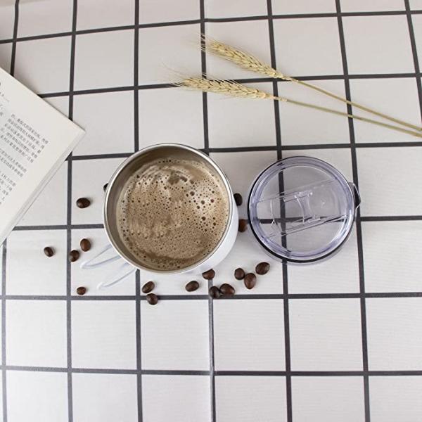 Кружка перемещения кофе чашки 8 Oz двухстенная изолированная/нержавеющей стали с крышкой