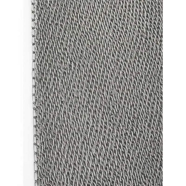 24mm Chain Distance 1.2mm Wire Diameter Aluminium Chain Fly Screen with 60% Open Area for Industrial Applications