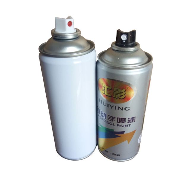 Plain Tinplate Straight Aerosol Cans 65mm Handshake Self Spray Paint Can