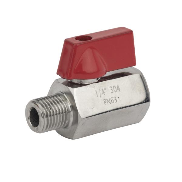 CIF Mini Ball Valve Pn63 Control Valve Male Female Threaded CF8 CF8m for Industrial