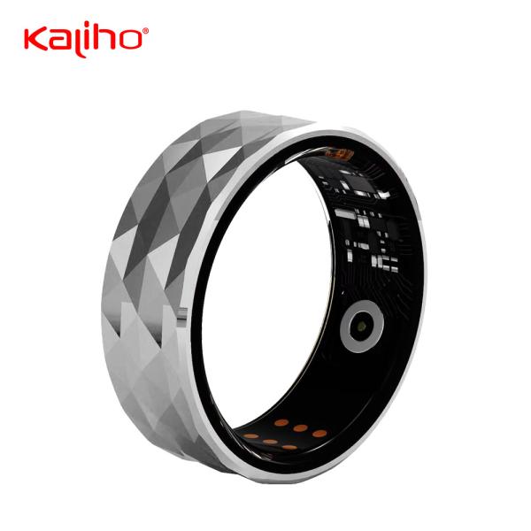 Wearable Digital Android IOS R12 Smart-Ring Heart Rate Blood Pressure Monitor