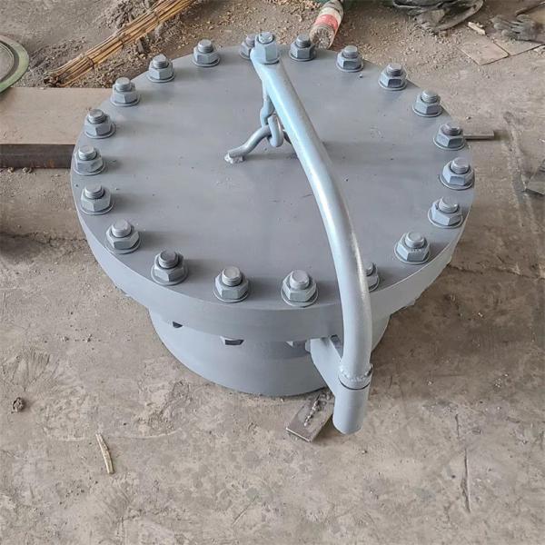 NXF Galvanized Carbon Steel Quick Opening Circular Manhole Cover Drain Hole Cover Stainless Steel Industrial Manhole