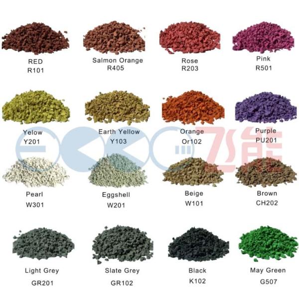 FEELING Epdm Color Rubber Granules For Playground Poured Flooring Material
