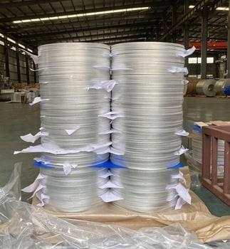 3mm densamente C.C. de alumínio de 1100 círculos rolada lustrada para a fatura do potenciômetro do Cookware