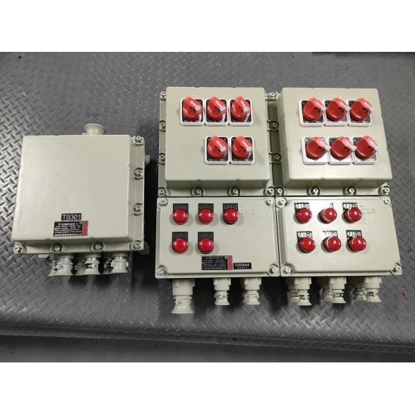 Panel de control eléctrico de entrada de cable colgante vertical de aluminio de IP66 ExD IIC T6 Gb personalizado