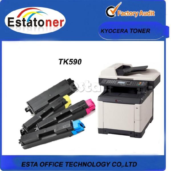 Tonalizador do laser da cor de Kyocera TK590 ciano/magenta/amarelo/preto