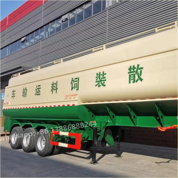 Best Seller  65000 Litres Bulk Feed Semi Truck   Feed Carriage   Animal Feed Transport Semi-trailer