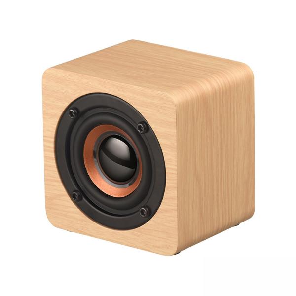 NO Display Screen Vintage Classic Wireless Wooden Speaker Strong Compatibility Portable Mini Retro Wood Bluetooth Speaker