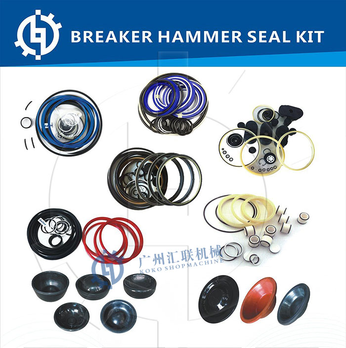 DB TECH G110 G120 G120S G130 G150 Breaker Seal Kit Hydraulic Concrete Breaker Machine Seal Kit