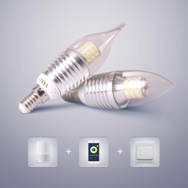 E14 E27 Warm White Led Candle bulb light  in chandelier light with High Lumen 5w 7w 9w 12w Candelabra Led Bulb