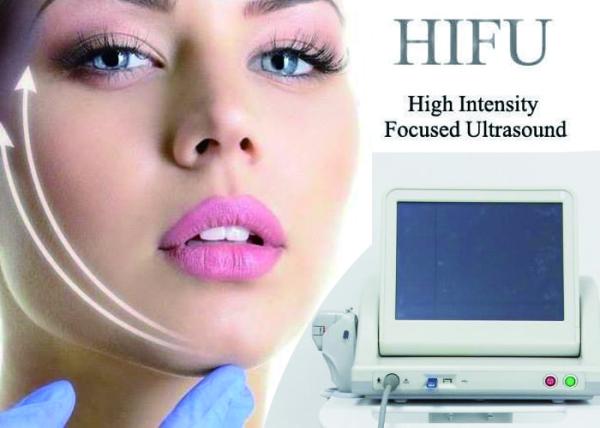Non Invasive Hifu Ultrasound Facelift Machine Skin Tightening Removing Neck Wrinkles