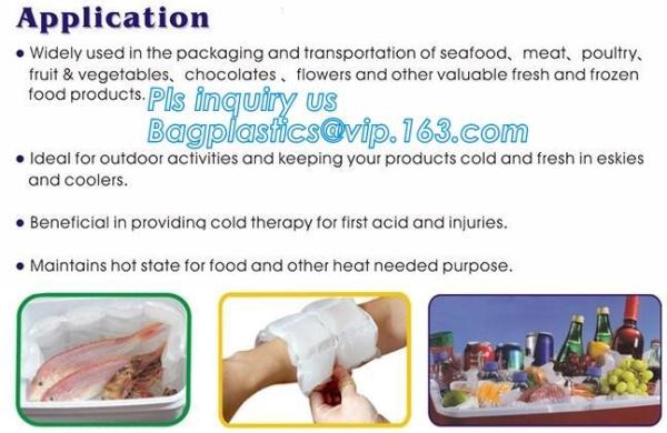 Sports Medicine Ice Bags, Flexible Ice Pack, Easy Seal Ice Cube Bags, Cool Bags & Ice Packs, First Aid Ice Pack, bagease