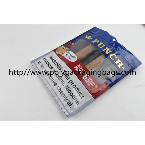 Plastic Self-Sealing Humidity Fresh Cigar Bag Cigar Pouch Resealable Ziplock Bag Cigar Humidor