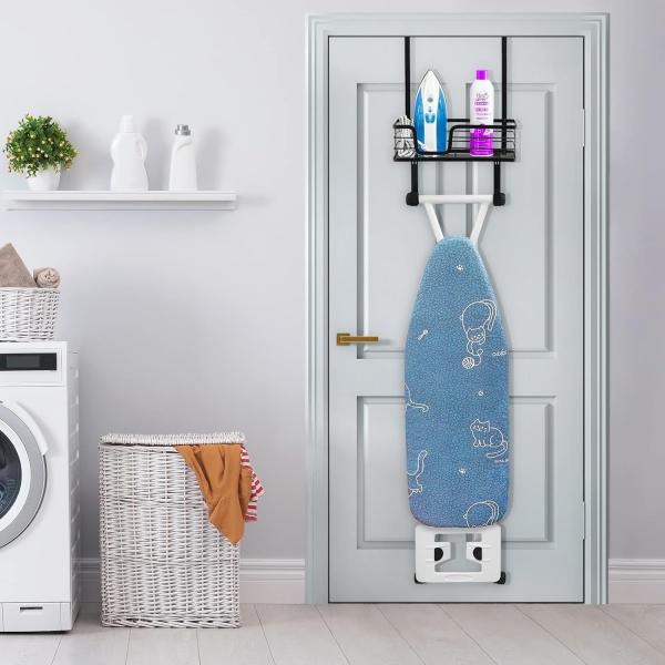 Стенная установка Плата для глазки Вешалка над дверью Железный кассир для прачечной Матовый черный