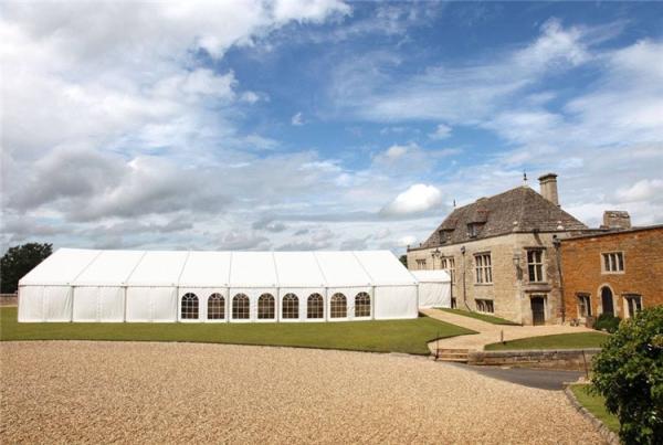 200 People Outdoor Party Tent Side Wall Windows Conveniently Erected Festival Event