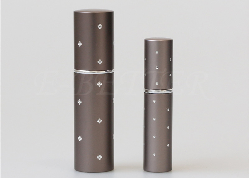 серого цвета флакона духов сумки 10ml атомизатор духов алюминиевого изготовленного на заказ портативный
