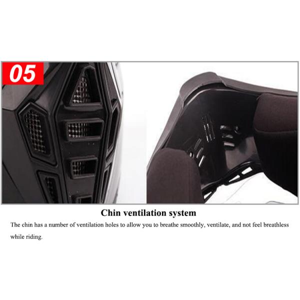 White ECE approved motocross safety full face double visors helmets with customized logo
