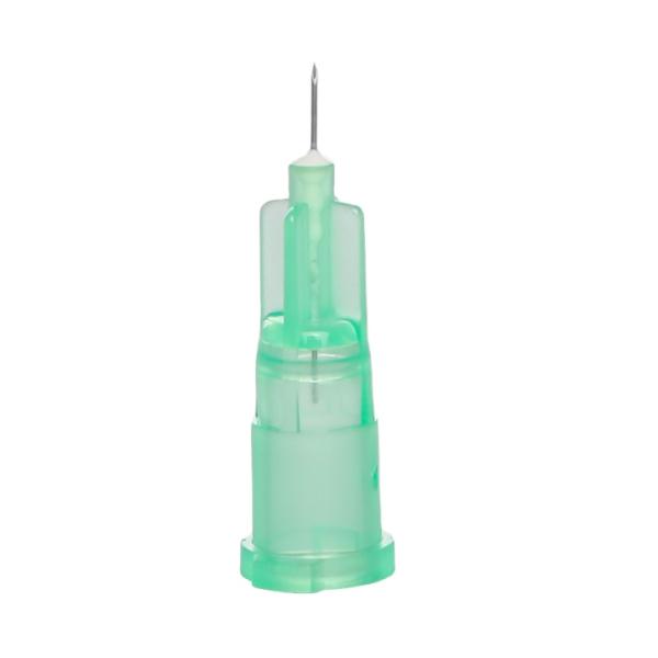 Side Hole Out Diameter 3.4mm 10G Disposable Veterinary Needles Syringes Olive Green