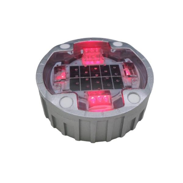 Rodas de alumínio solar LED de fundição verde fabricadas para segurança rodoviária e marcação