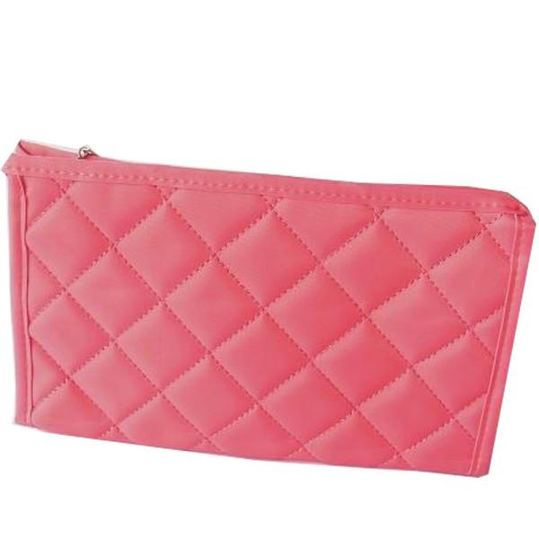 Personalized Small Polyester Zippered Cosmetic Bag , Red / Blue / Yellow / Black
