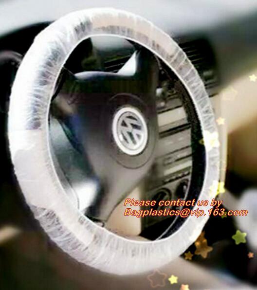 5 in 1 clean kits, auto clean kits, auto cleaning kits, Disposable PE Plastic Seat Car Cover Package, 5-in-1 Automotive