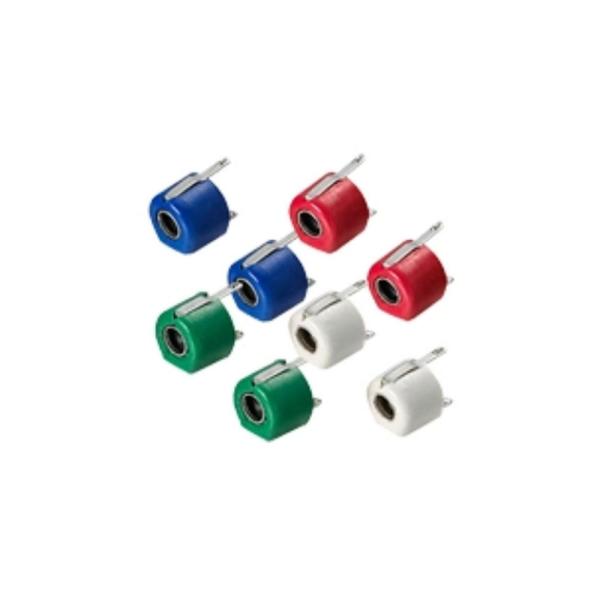 6mm Ceramic Trimmer Capacitor White 10pF 100V For Remote Keyless Equipment