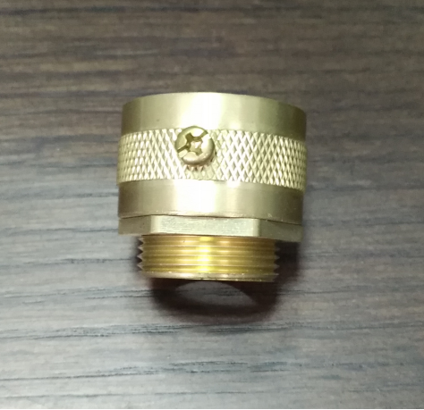 CNC machine Brass male conduit hose adapter , brass male adapter
