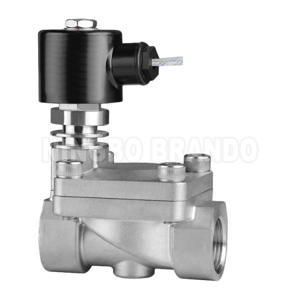 Stainless Steel Steam Solenoid Valve -196°C Ультракриогенный соленоидный клапан для жидкого азота 1/8