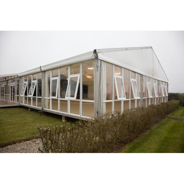 Custom Made Temporary Large Wedding Tents Event Canopy Tent With Glass Wall