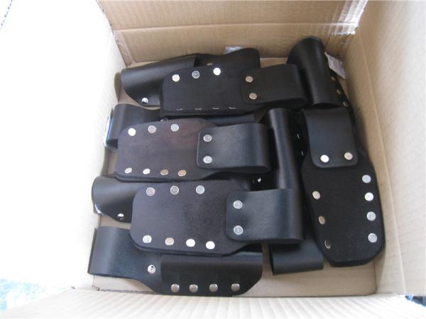 Real Leather Scaffolding Tools And Belts With Black / Brown Tool Bags
