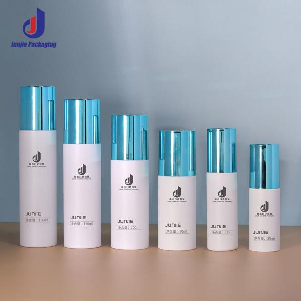 PETG Botella de bomba verde Botellas de spray para el cuerpo vacío cosmético 100 ml