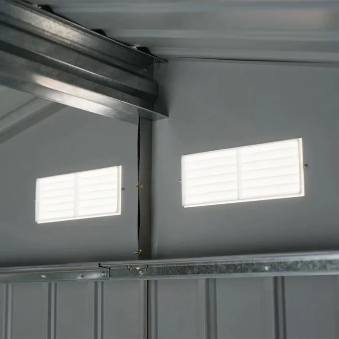 Maison d'outils d'utilité métallique Cadre en acier galvanisé Entreposage extérieur