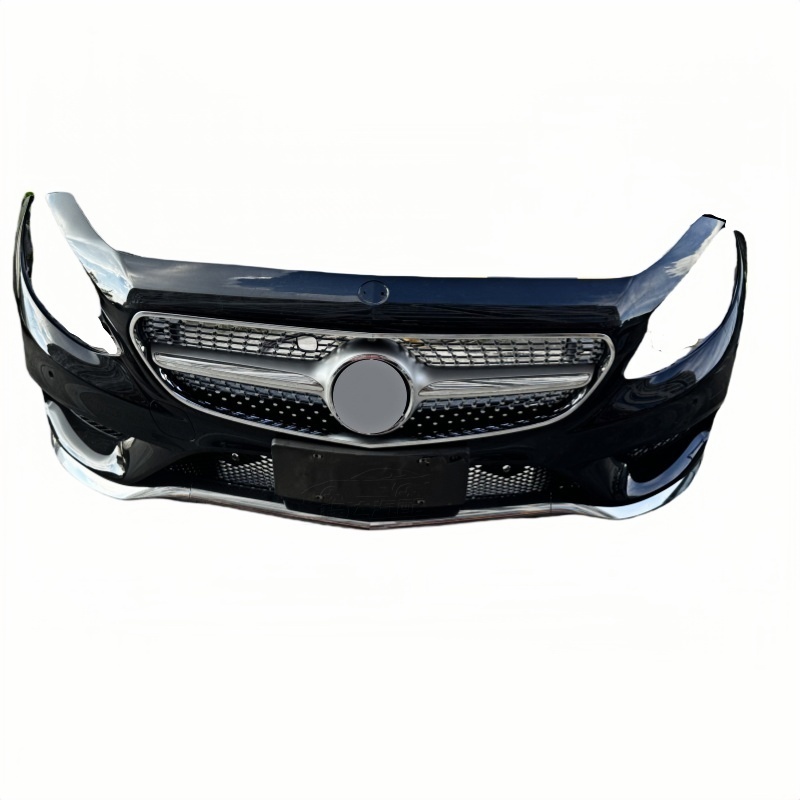 High Quality 2015-2018 for Mercedes-Benz S500 S63 Coupe Body Kit W217 Front Bumper High Quality Red Plastic New Condition