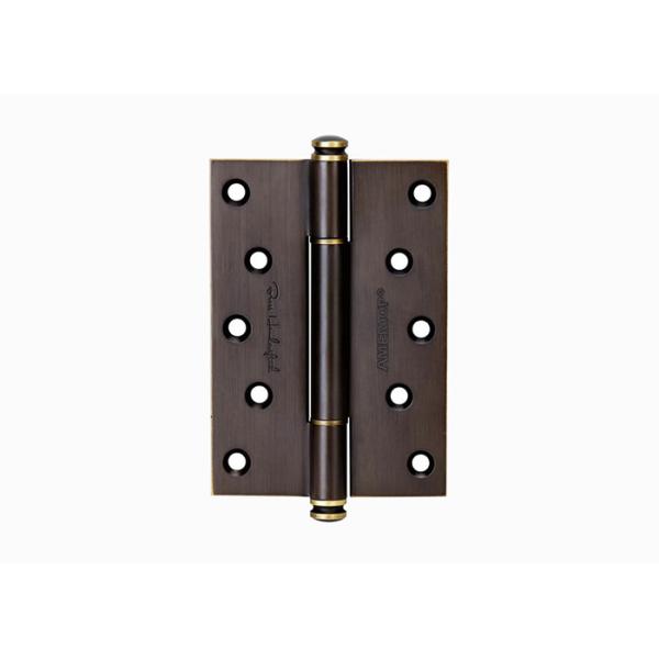 One Piece Brass Bearing Hinges , 4 Inch 5 Inch Solid Wood Door Hinges With Screws