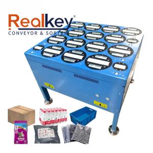 High Efficiency Parcel Sorting System Automation Equipment Swivel Wheel Sorter
