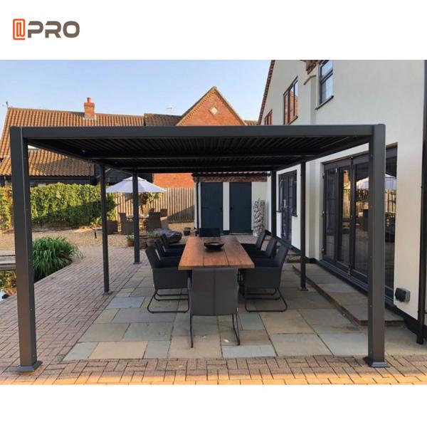 Garden Canopy Waterproof Bioclimatic Pergola Metal Aluminum Awning