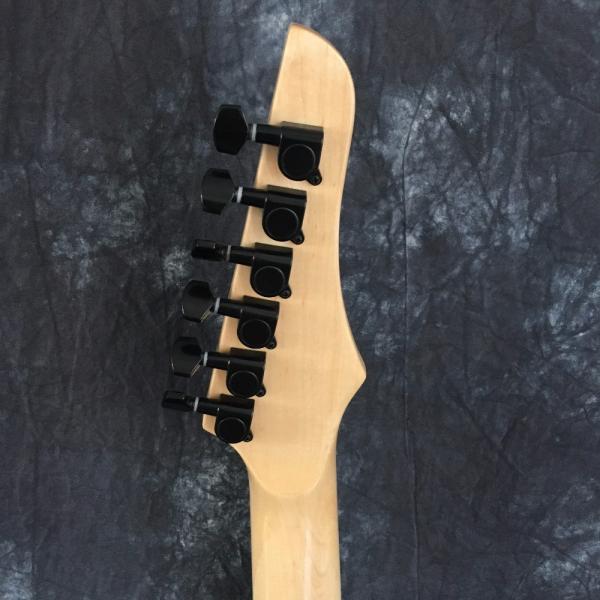 Hot Selling 6 Strings Brown Quilted Finish Jackson Electric Guitars With Black Hardwares