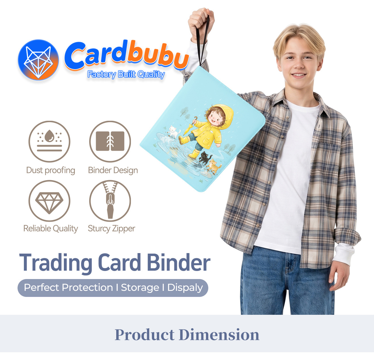 Custom 900 Pocket Card Binder Factory for Game Brands Bulk Orders CCG Factory