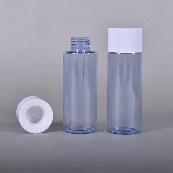 SCREW CAP Customized 100ml 120ml 150ml 200ml PET Plastic Empty Toner Bottle for Face Lotion and Cosmetics Custom Colors