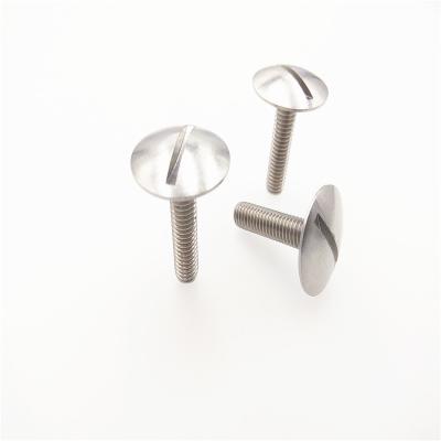 Stainless Steel Extra-Wide Truss Head Slotted Screws GB947 Big Truss Head Slotted Drive Screws ASME B18.6.3 Screw