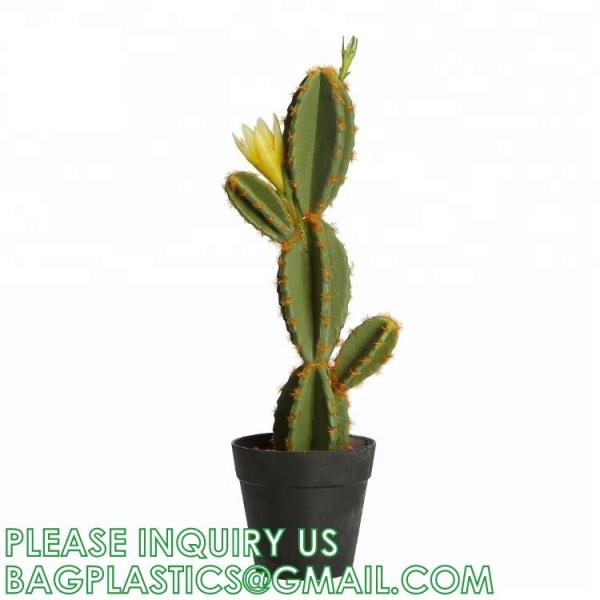 Pear Cactus Artificial Cactus Fake Big Cacti Pick Tall Faux Bunny Ear Plants for Home Garden Office Store Decor