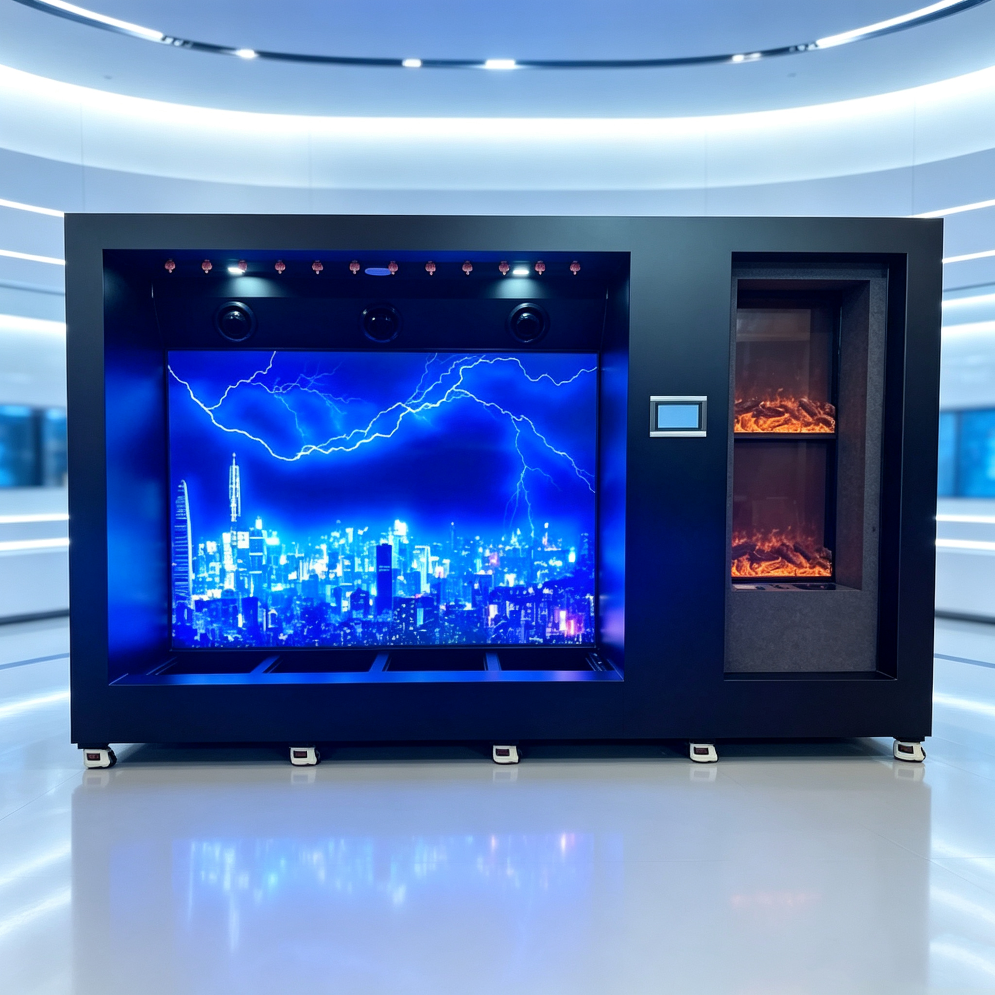 Door Window Storm Test Chamber Building Sash Tempest Simulation Tester Simulate Typhoon and Heavy Downpour Testing Machine