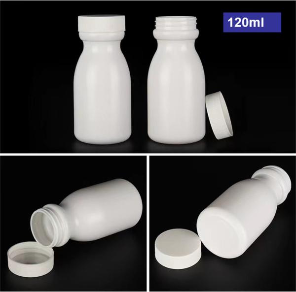 HDPE 1oz Prescription Pill Bottle 120ml Pharmacy Pill Bottles White
